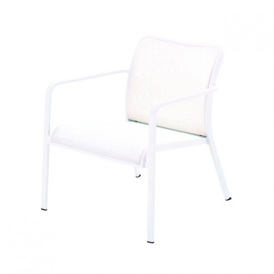 Gloster - Riva Deep Seating Armchair (Crystal White/White)