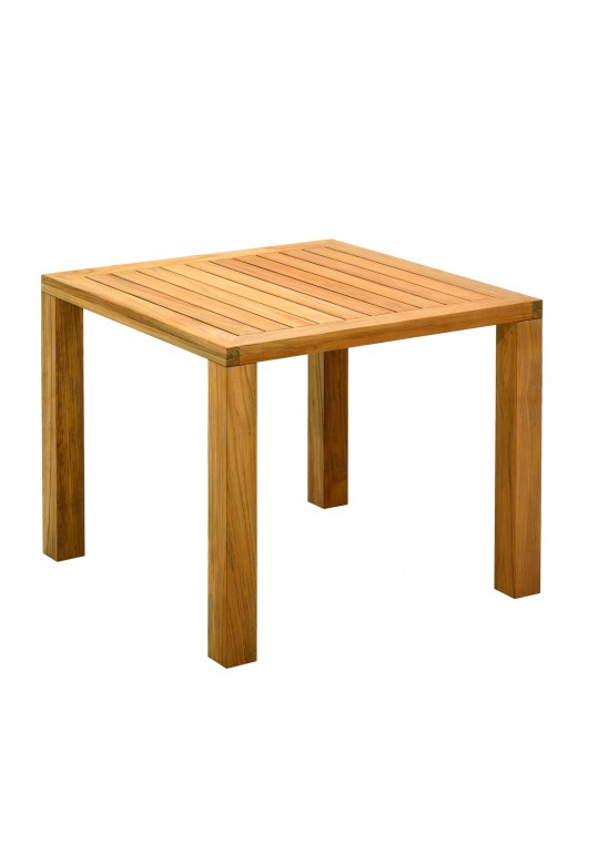 Standard - Square 36.5" Square Dining Table - Natural Teak